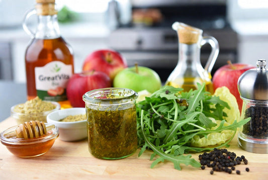 Apfelessig-Vinaigrette