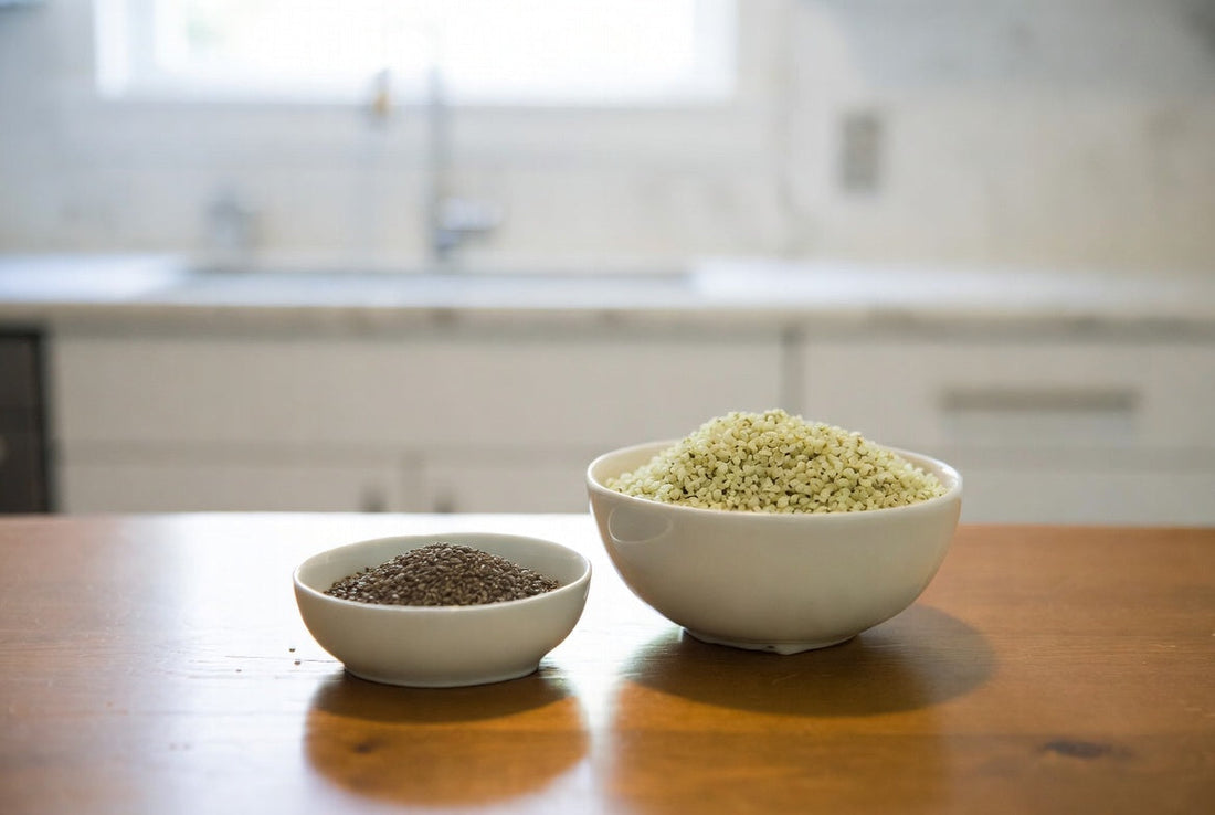 Graines de chia, graines de chanvre et fitness