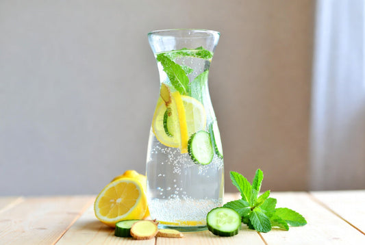 Erfrischender Detox-Drink für den Tag