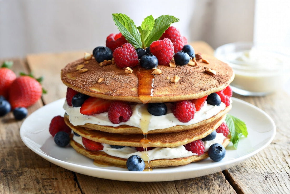 Glutenfreie Pancake-Torte für besondere Anlässe