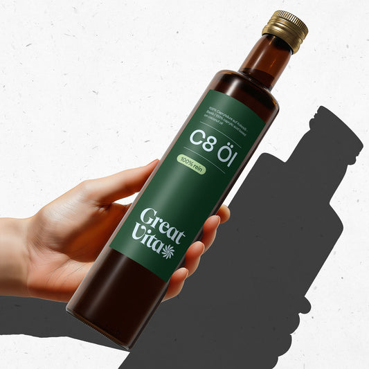 C8-Öl 500 ml – auf Kokosöl-Basis