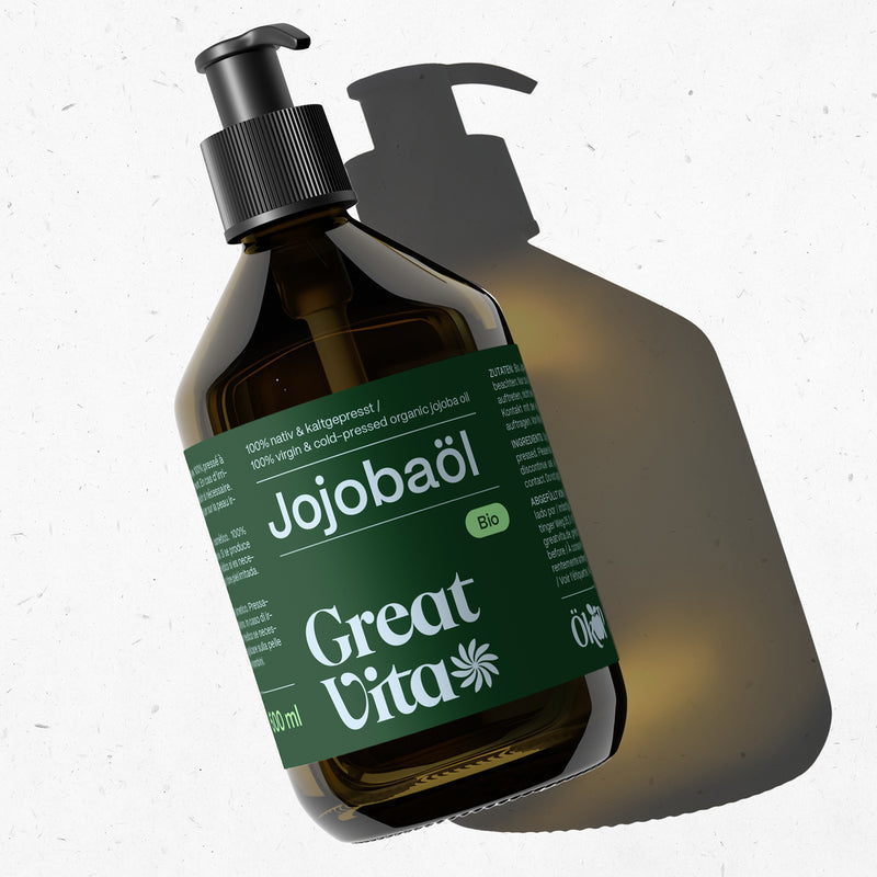 Organic Jojoba Oil Gold cold-pressed + pump