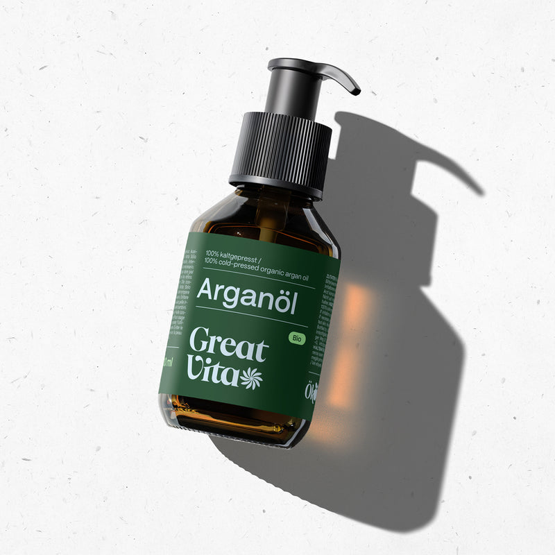 Organic Argan Oil cold-pressed + Pump