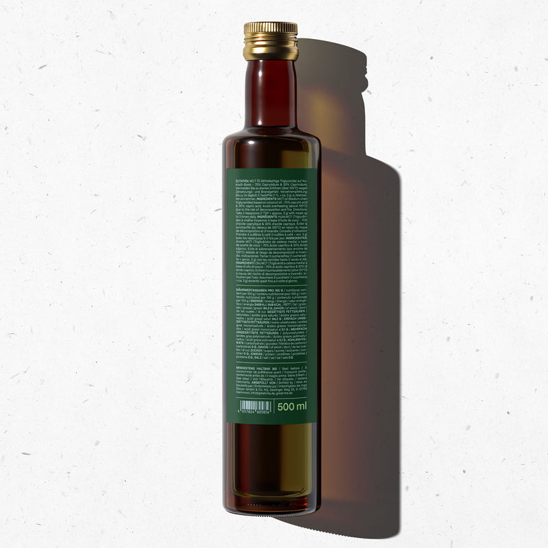 Olio MCT – 70% acido caprilico e 30% acido caprico