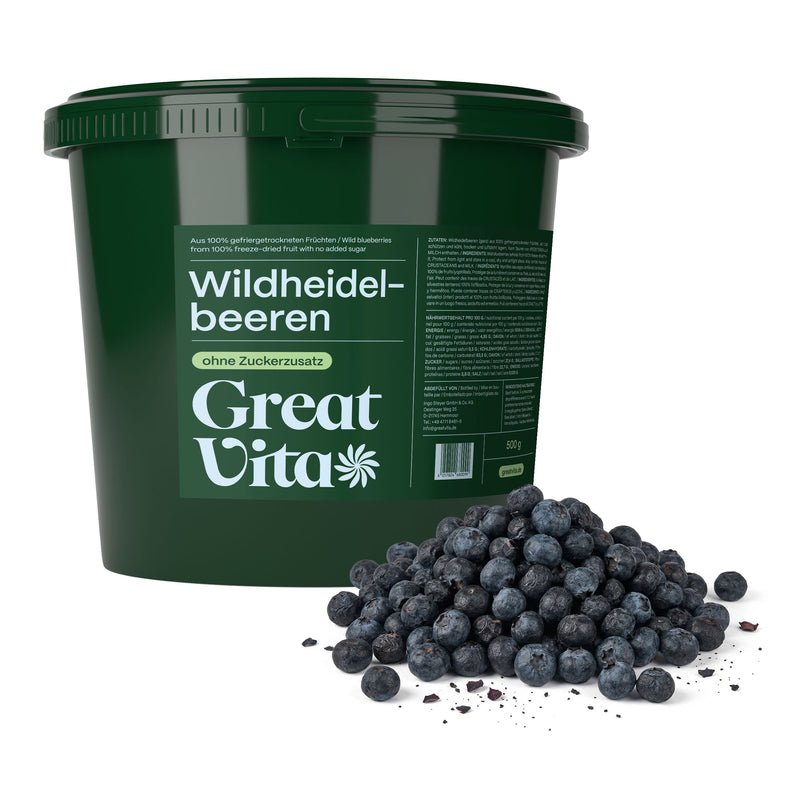 Wild Blueberries - freeze-dried whole fruit