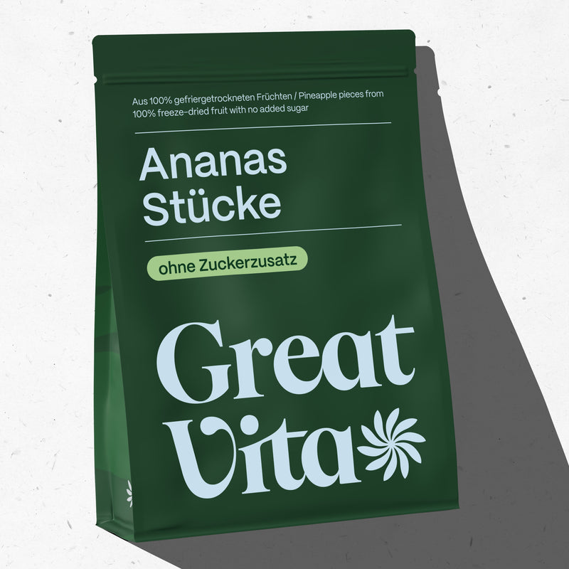 Ananas - morceaux d’ananas lyophilisés