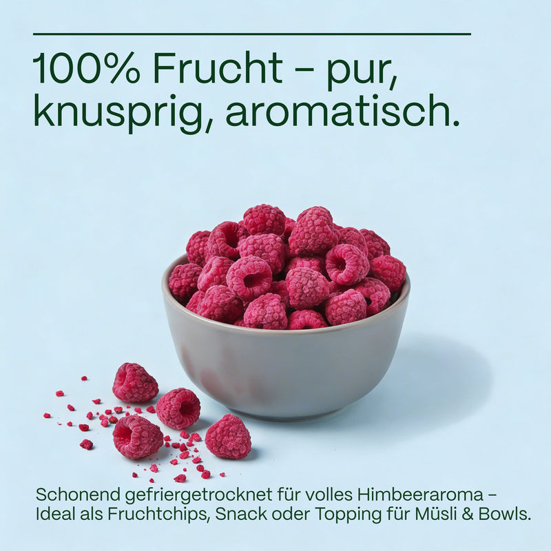 Framboises – fruits entiers lyophilisés