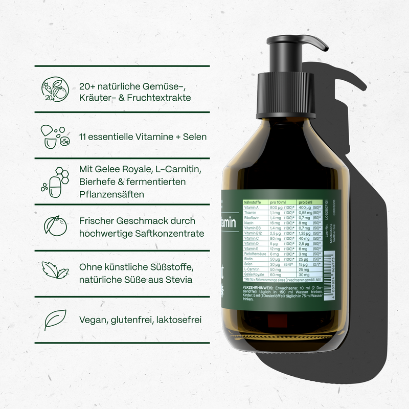 Multivitamin 300 ml + Pump & Spoon