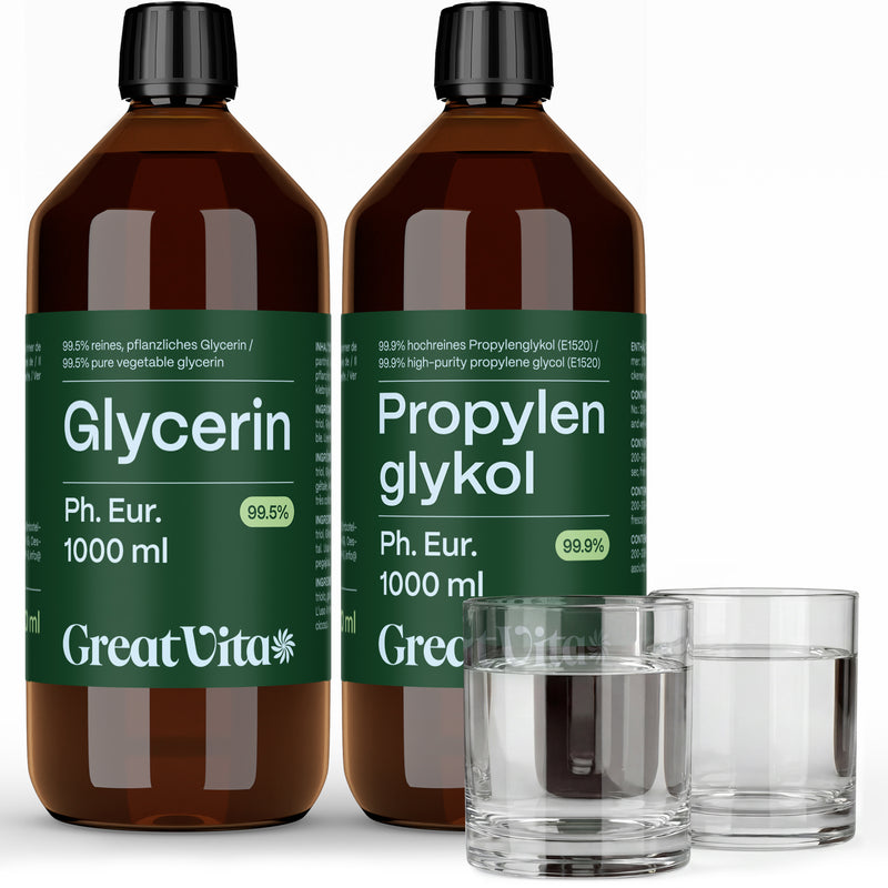 Glycerin + Propylene Glycol · 1L+1L