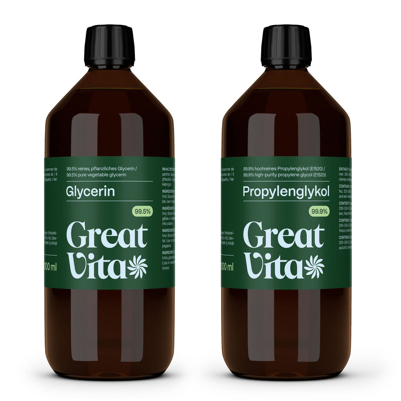 Glycerin + Propylene Glycol · 1L+1L