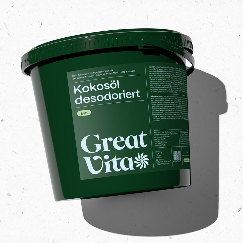 Bio Kokosoel desodoriert im Eimer GreatVita