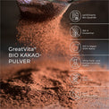 GreatVita Bio Kakaopulver Roh merkmale